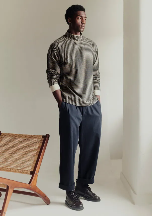 Online Stripe Cotton Jersey Long Sleeve Tee Tops & Tees