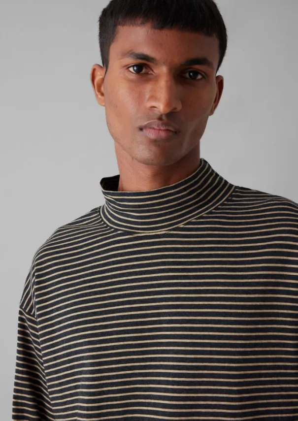 Online Stripe Cotton Jersey Long Sleeve Tee Tops & Tees