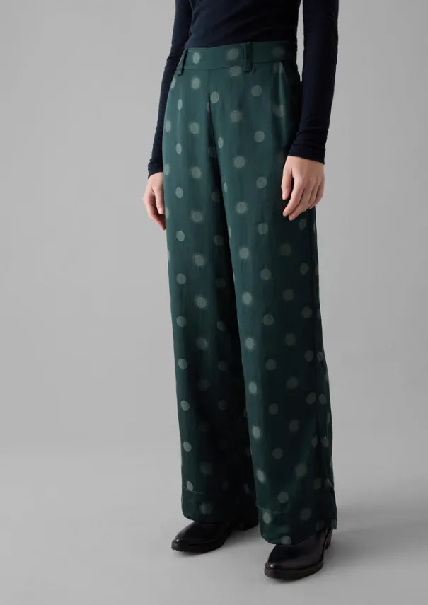 Online Sun and Moon Jacquard Trousers Women Trousers