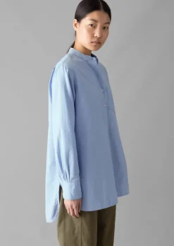 Hot Taro Cotton Oxford Long Shirt Women Workwear|Shirts