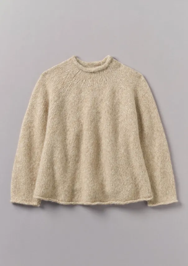 Sale Textured Cotton Alpaca Sweater Women Jersey|Loungewear