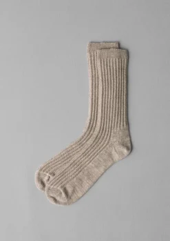 Outlet Textured Cotton Socks Socks