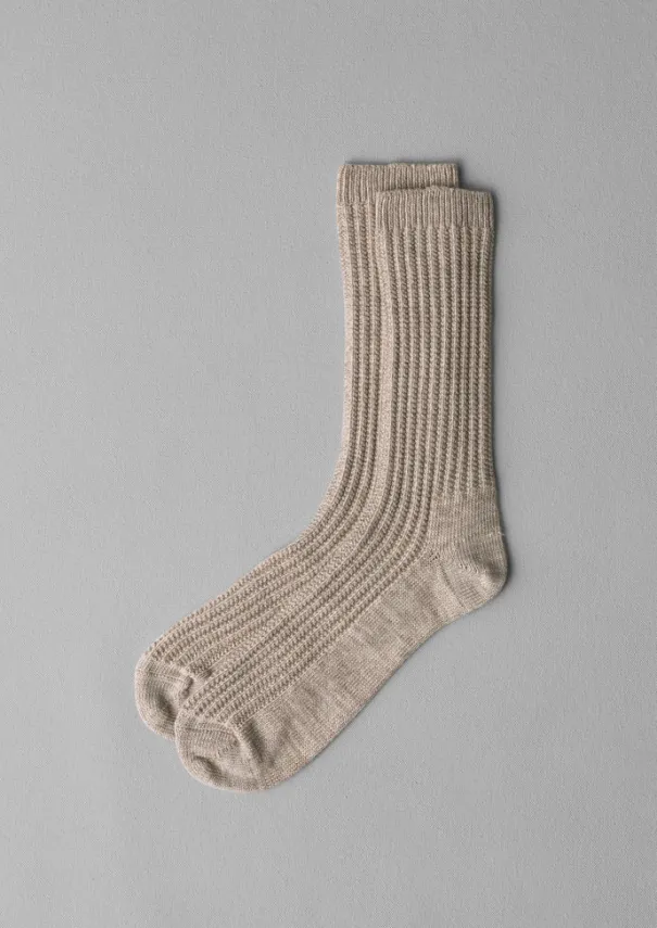Outlet Textured Cotton Socks Socks