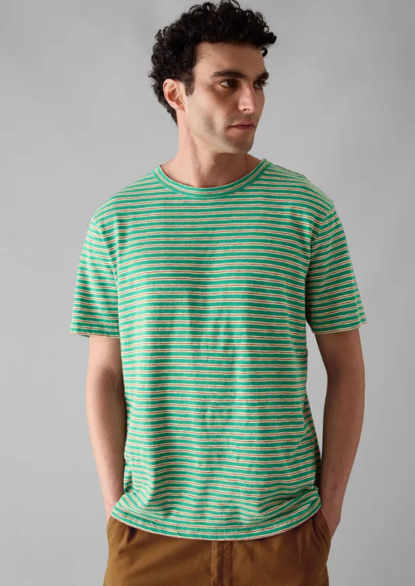 Online Theo Organic Cotton Stripe Short Sleeve Tee Tops & Tees