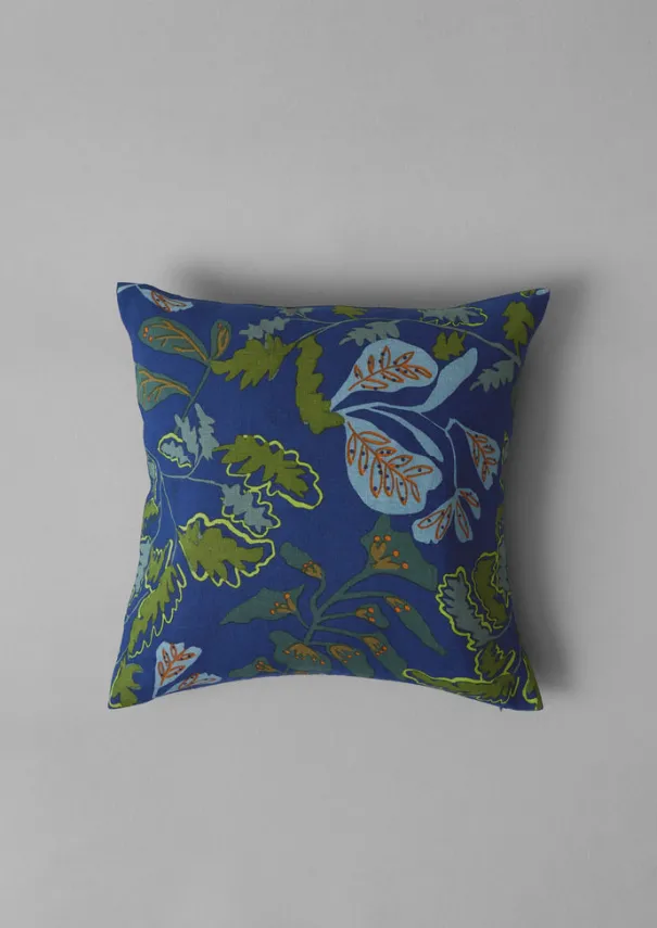 Trailing Foliage Linen Cushion Cover Textiles|Cushions & Covers