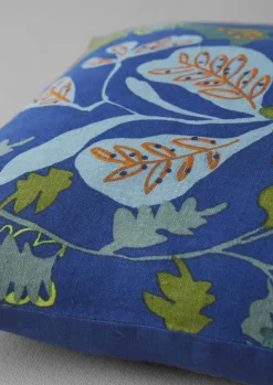 Trailing Foliage Linen Cushion Cover Textiles|Cushions & Covers