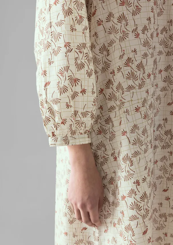 Discount Trellis Floral Block Print Nightdress Women Nightwear|Loungewear
