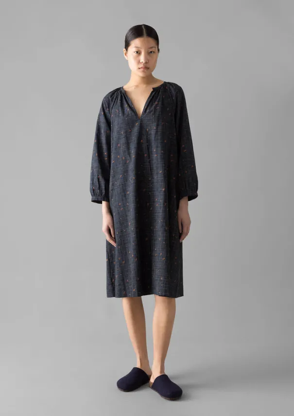 Discount Trellis Floral Block Print Nightdress Women Nightwear|Loungewear