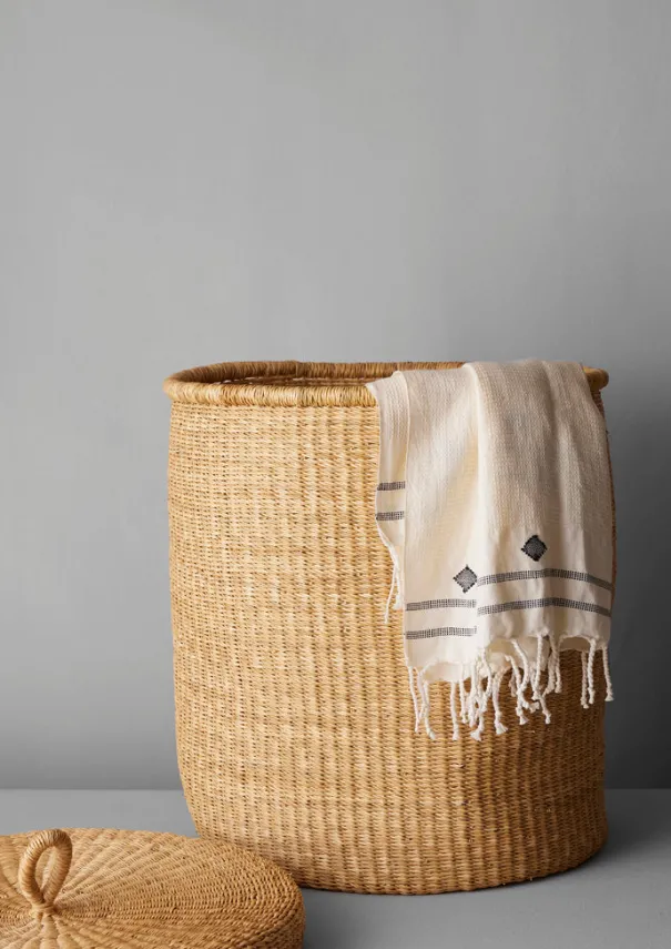 Clearance Veta Vera Laundry Basket Bathroom|Baskets