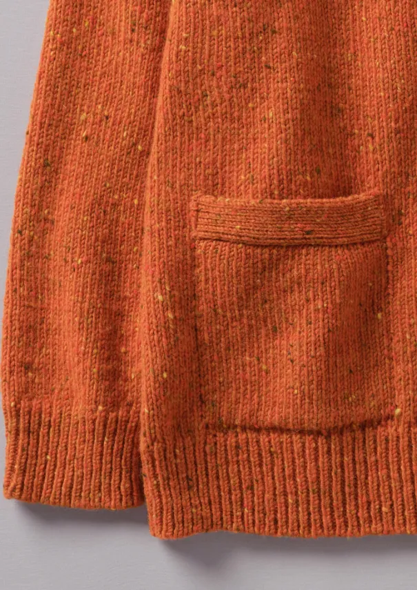 Best V-Neck Donegal Wool Cardigan Knitwear