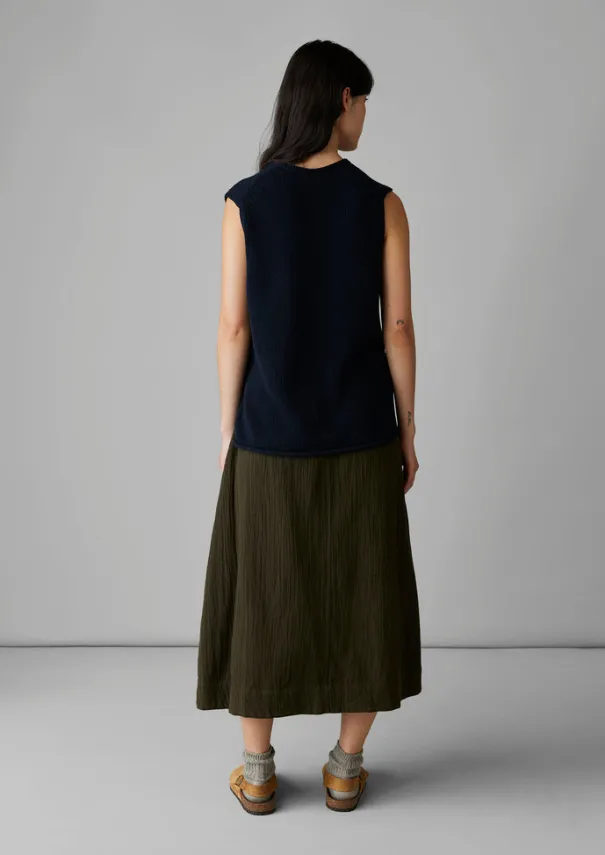 Hot V-Neck Linen Cotton Knitted Tank Women Linen|Loungewear