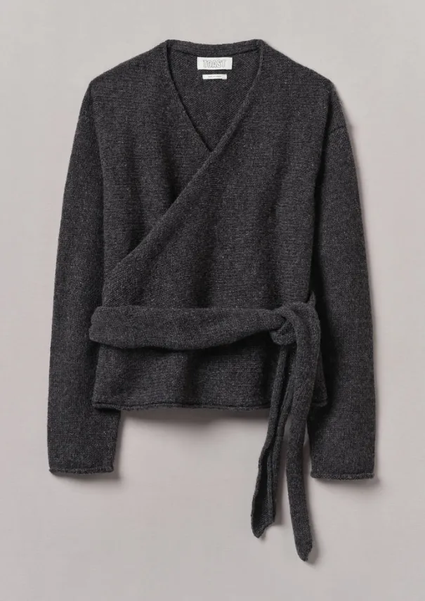 Hot V-Neck Wool Wrap Cardigan Women Knitwear