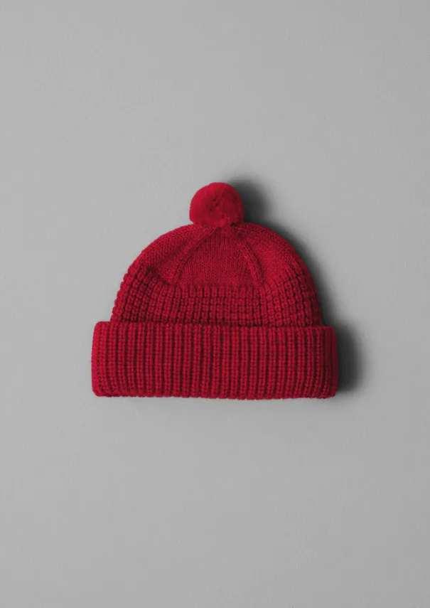 Discount Waffle Stitch Wool Beanie Women Hats, Scarves & Gloves