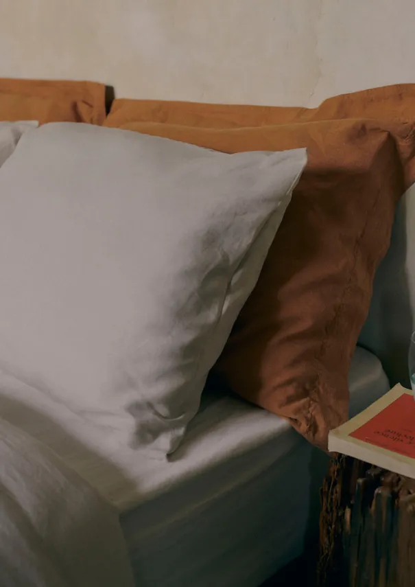 Outlet Washed Linen Cotton Housewife Pillowcase Set Textiles|Bed Linen