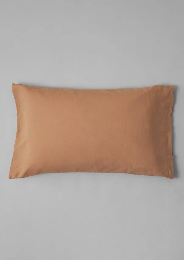Hot Washed Linen Cotton Housewife Pillowcase Set Textiles|Bed Linen