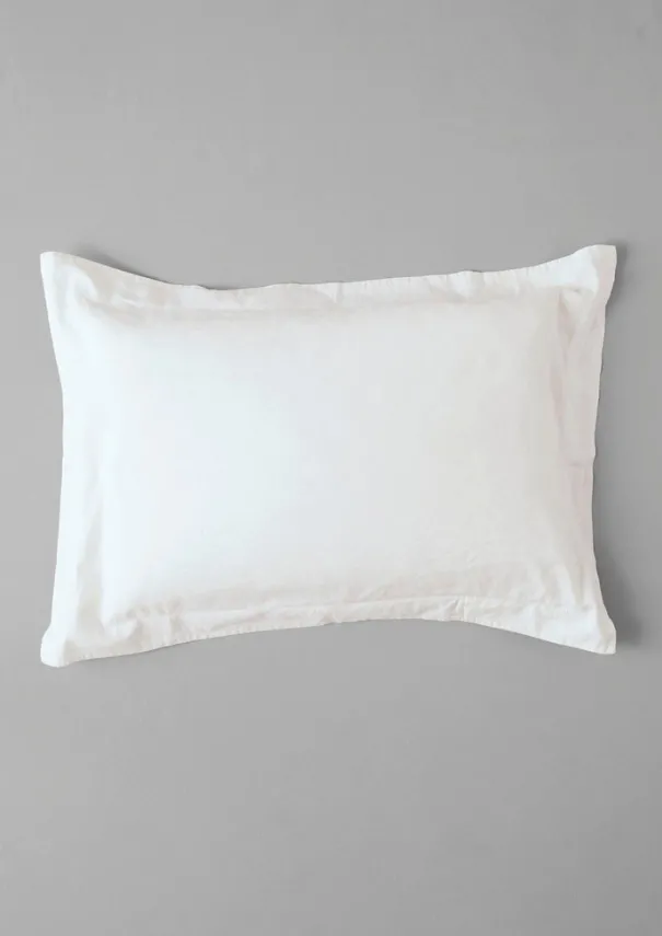 Washed Linen Cotton Oxford Pillowcase Set Textiles|Bed Linen
