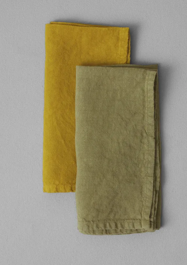 Discount Washed Linen Napkin Textiles|Kitchen