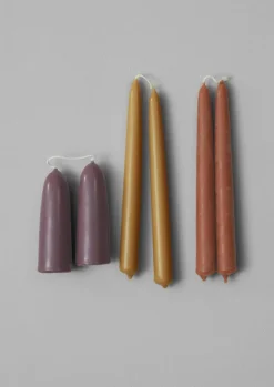 Outlet Wax Atelier Set of Four Dinner Candles Candles & Holders