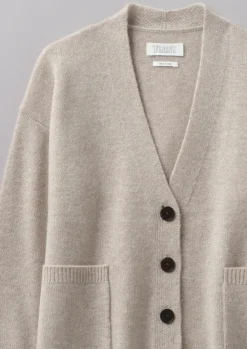 Hot Wool Cashmere Boxy Cardigan Women Cashmere|Knitwear