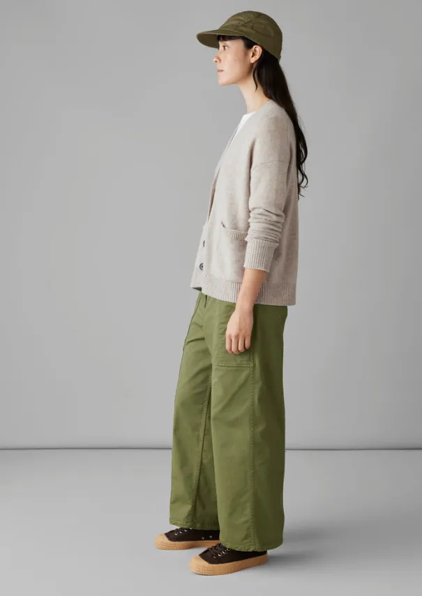 Hot Wool Cashmere Boxy Cardigan Women Cashmere|Knitwear