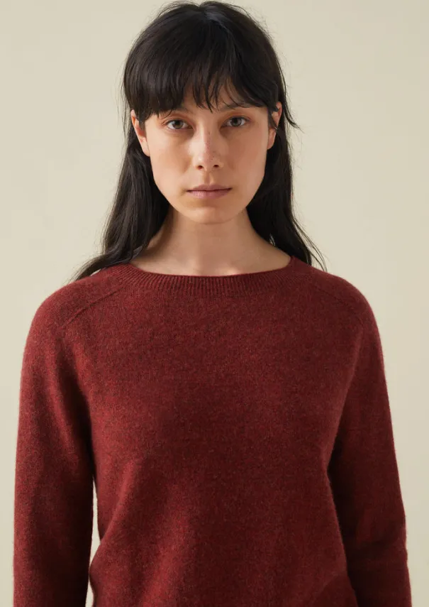 Sale Wool Cashmere Neat Sweater Women Knitwear