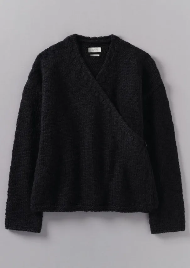 Sale Wool Knitted Wrap Jacket Women Jersey|Loungewear