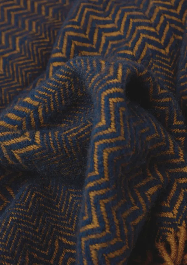 Sale Zig Zag Wool Blanket Textiles|Blankets & Throws